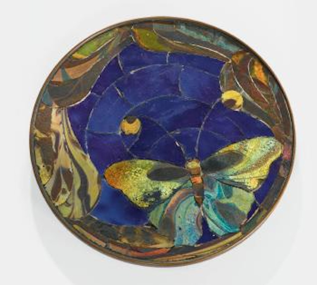 A Rare 'Butterfly' Trivet by Tiffany Studios