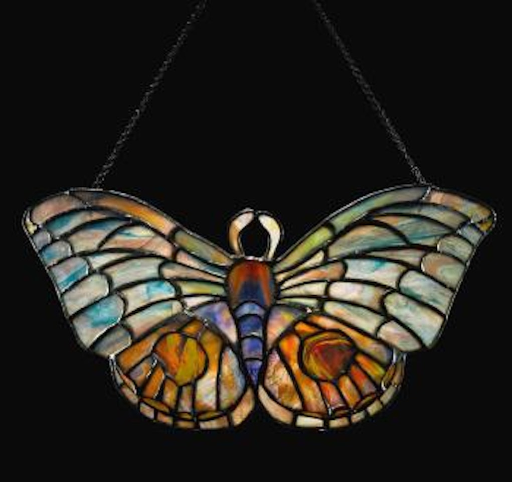 Moth Lamp Screen by Tiffany Studios
