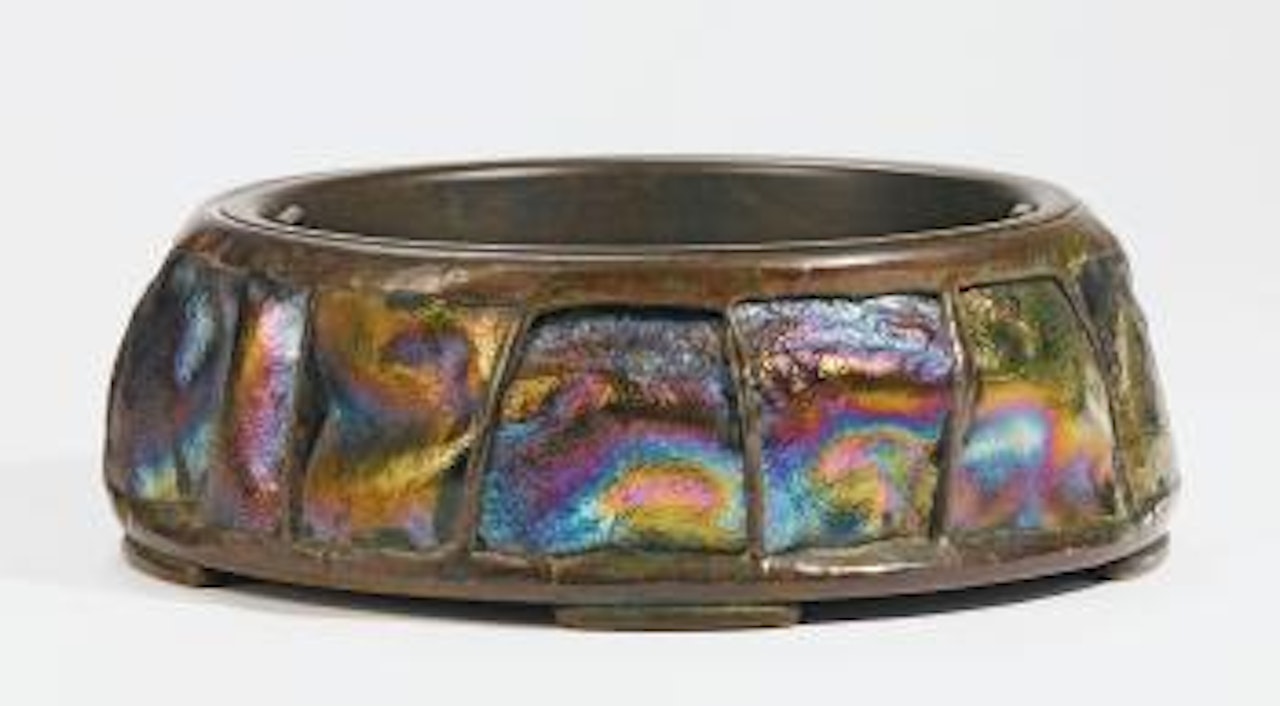 Turtle-back Jardinière by Tiffany Studios