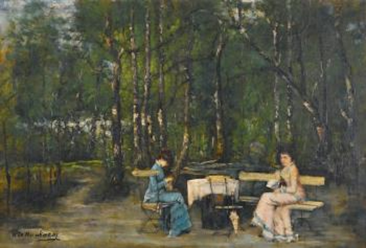 An Afternoon in the Park by Michael von Munkacsy