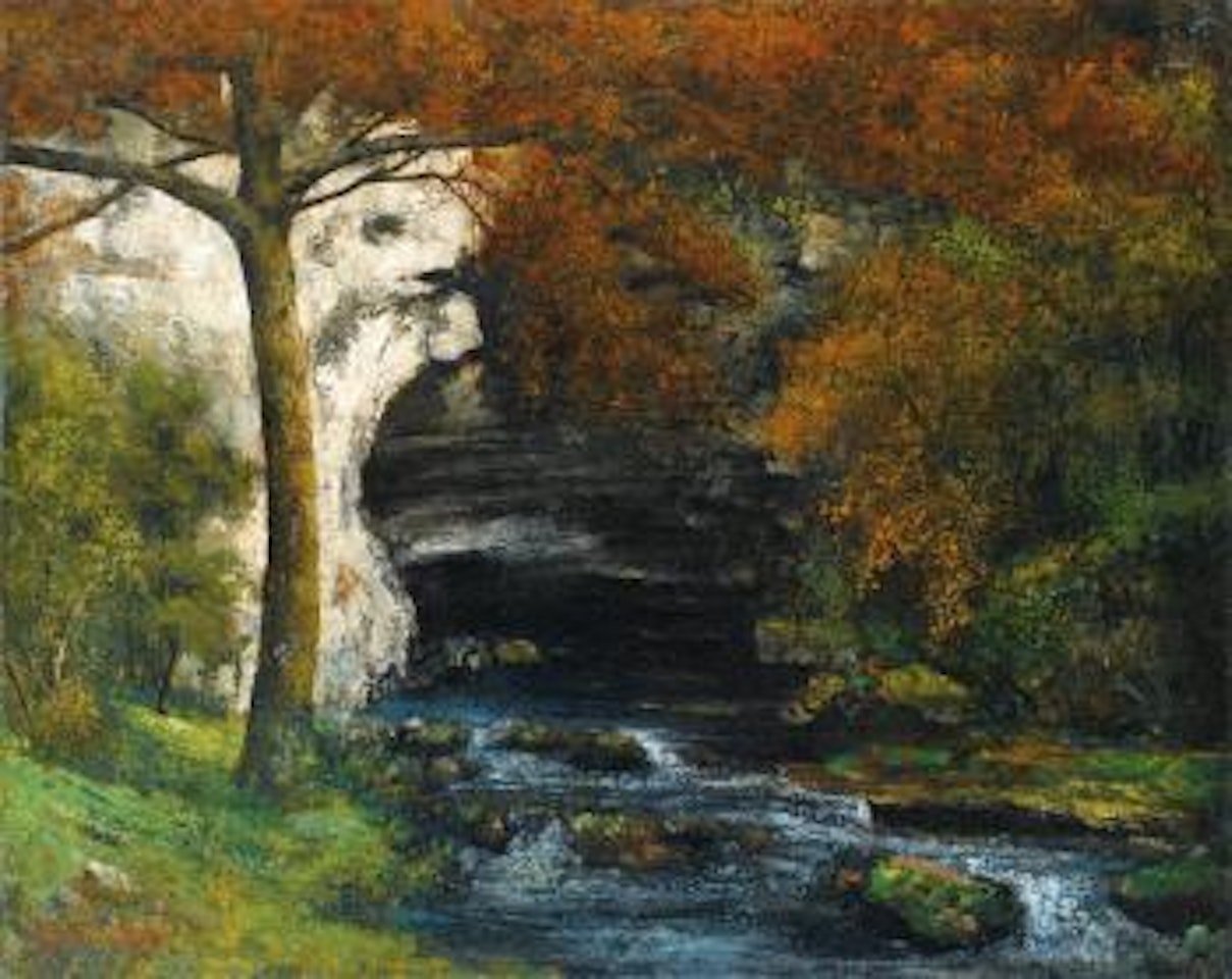 Source De Lison Près De Nans by Gustave Courbet