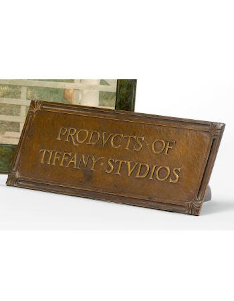 Display Plaque by Tiffany Studios