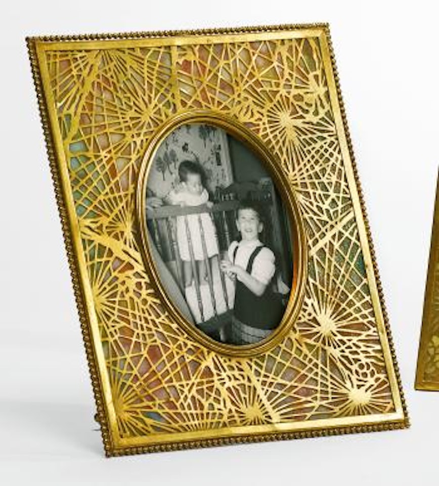 Pine Needle Photograph Frame by Tiffany Studios