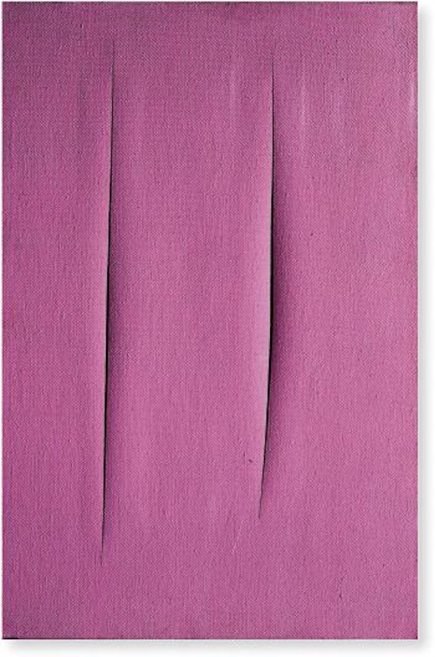 Concetto spaziale, Attesa by Lucio Fontana