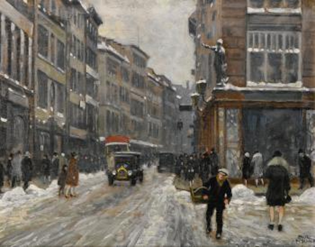 A Winter's Day by Paul Fischer