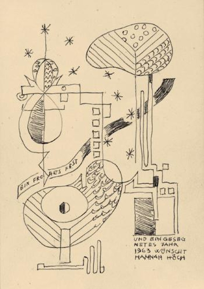 Abstrakte Komposition by Hannah Höch
