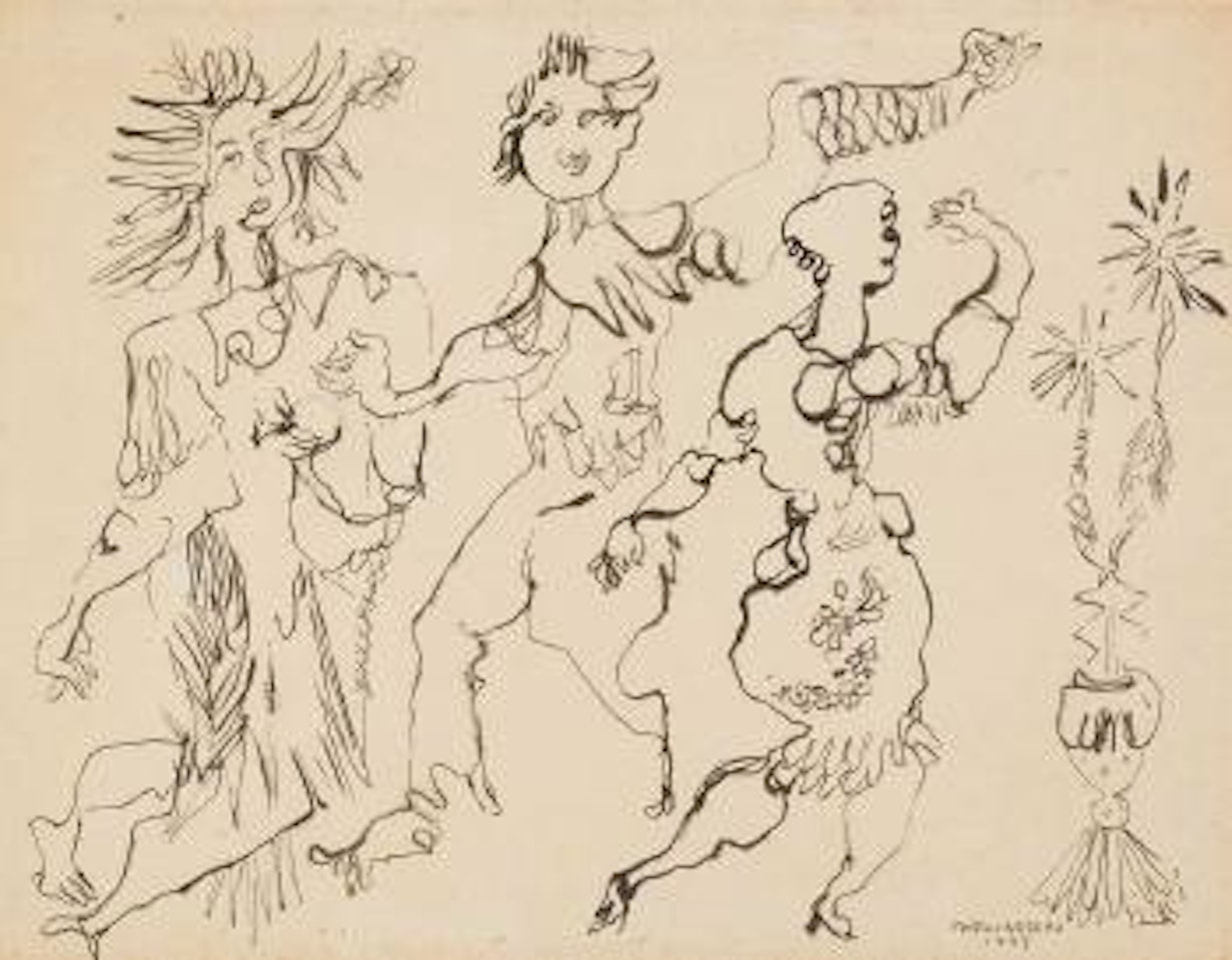 La danza by René Portocarrero