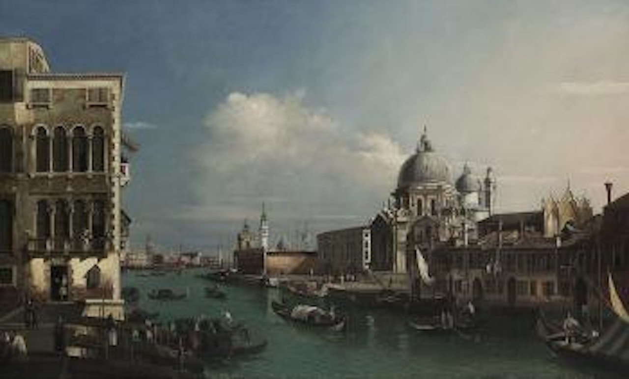 Venetian scene by Canaletto