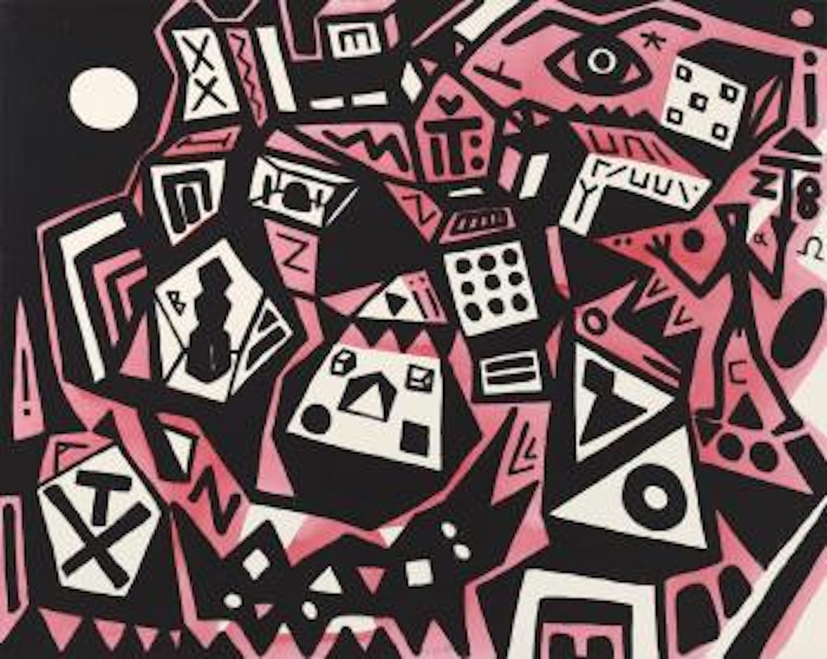 Walk in the Night by A.R. Penck