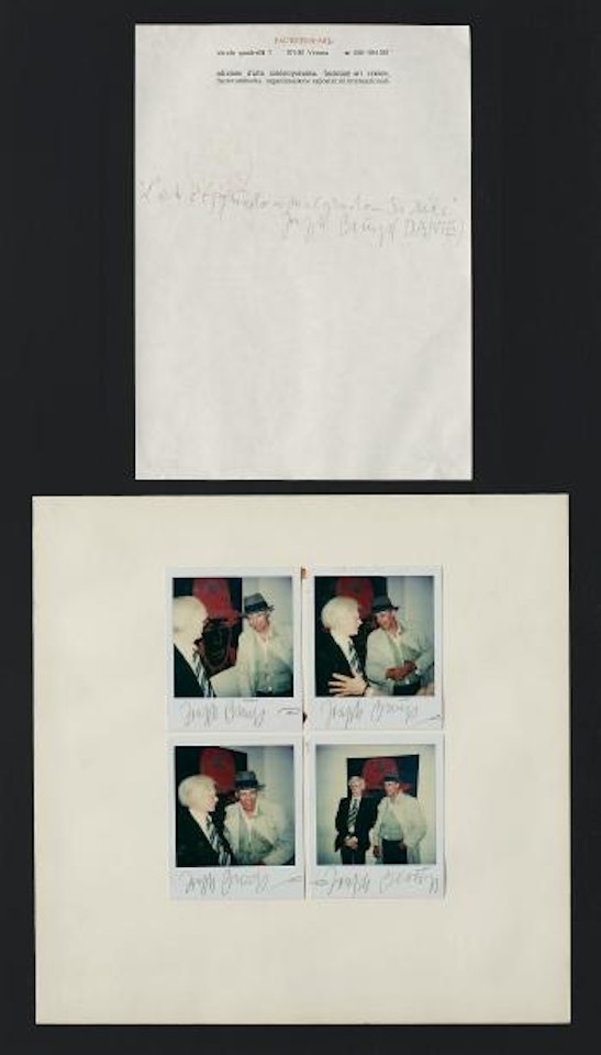 Untitled by Joseph Beuys by Andy Warhol
