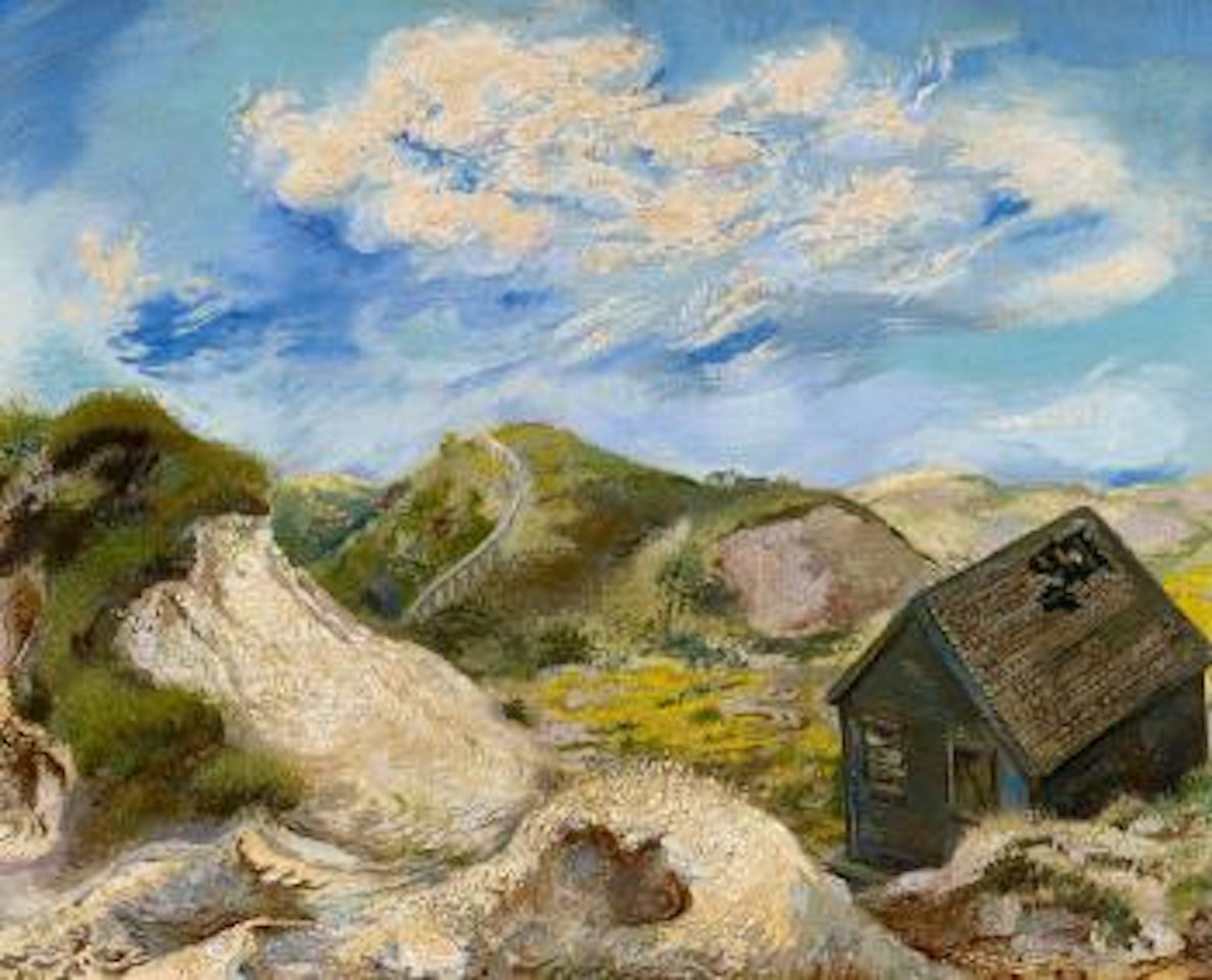 Landscape Cape Cod. House in the Dunes by George Grosz