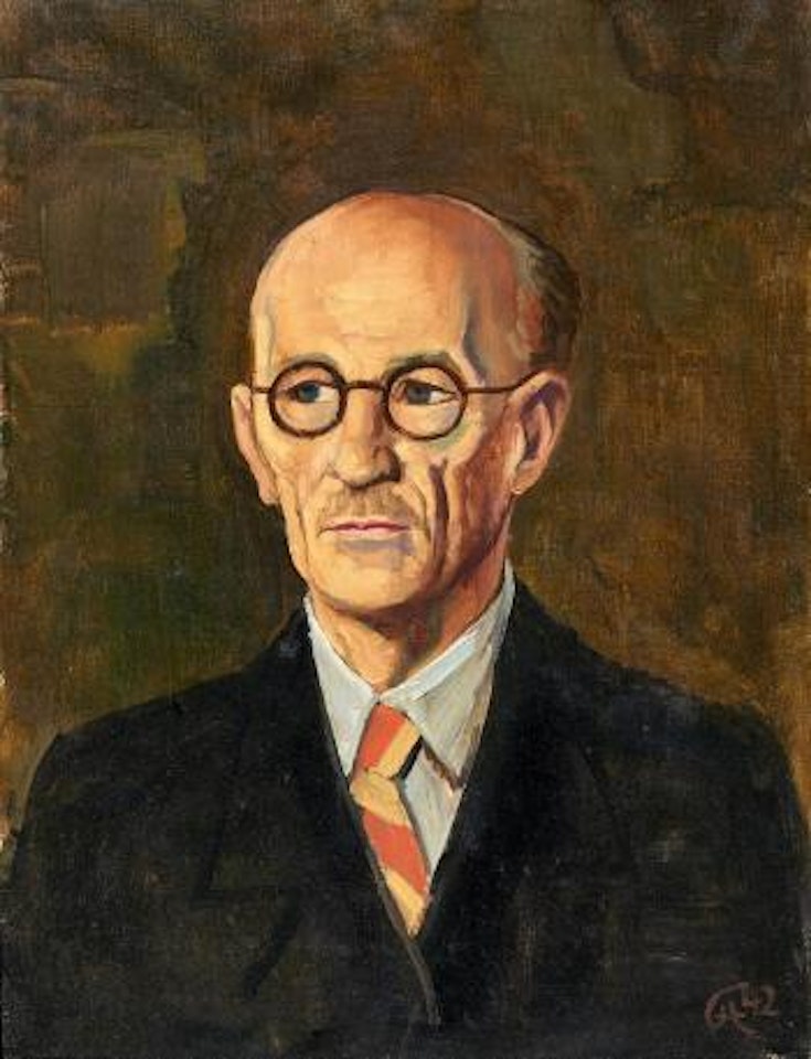 Portrait of Dr. Walter Schönbrunn by Karl Hofer