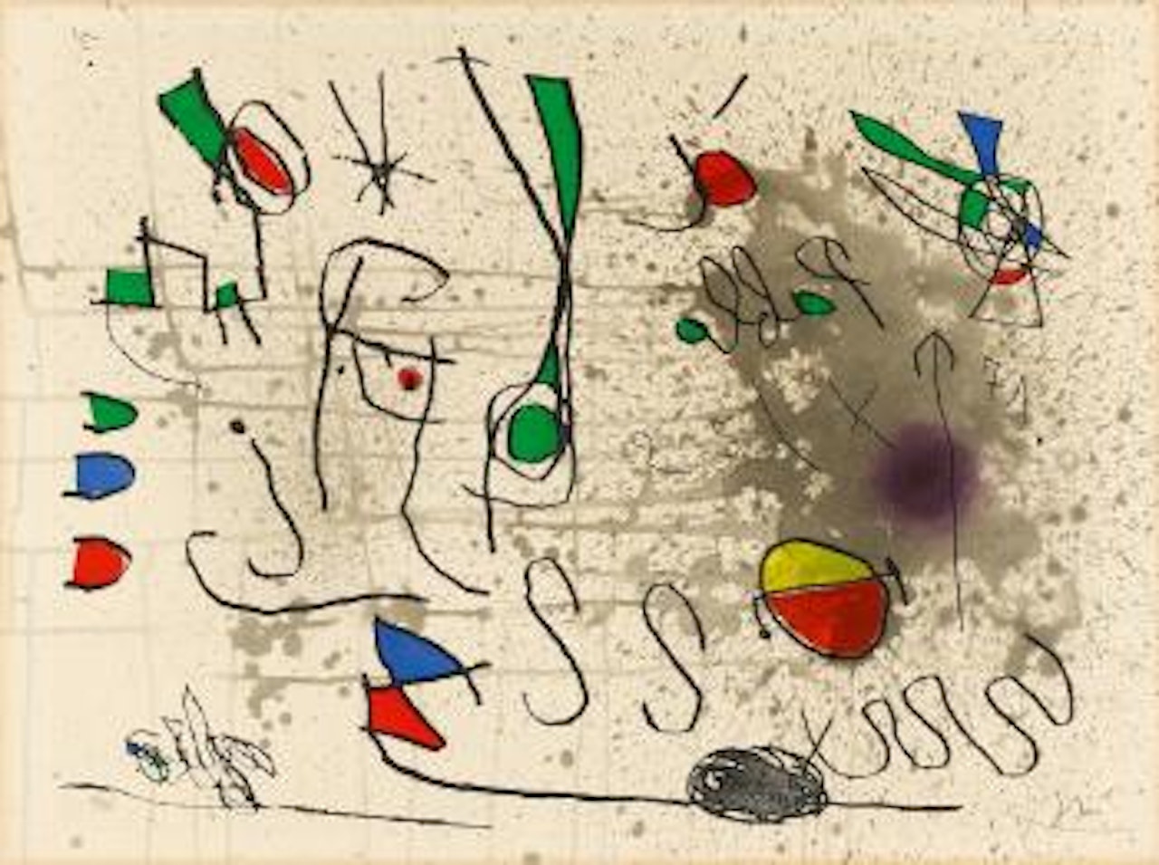 Hommage àPicasso by Joan Miró