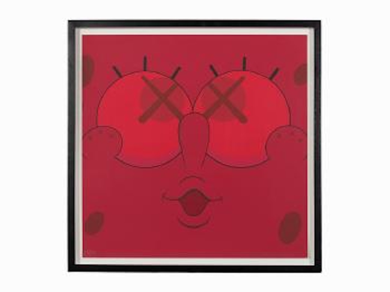 Red Kawsbob by Kaws