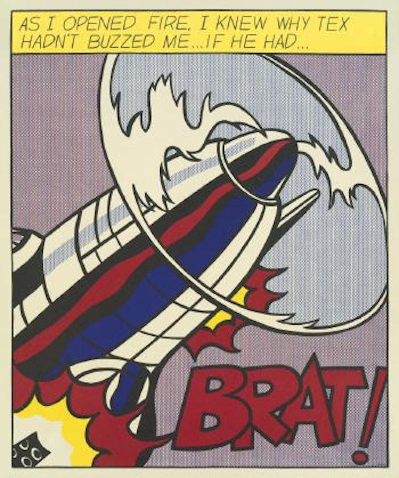 As I opened fire by Roy Lichtenstein