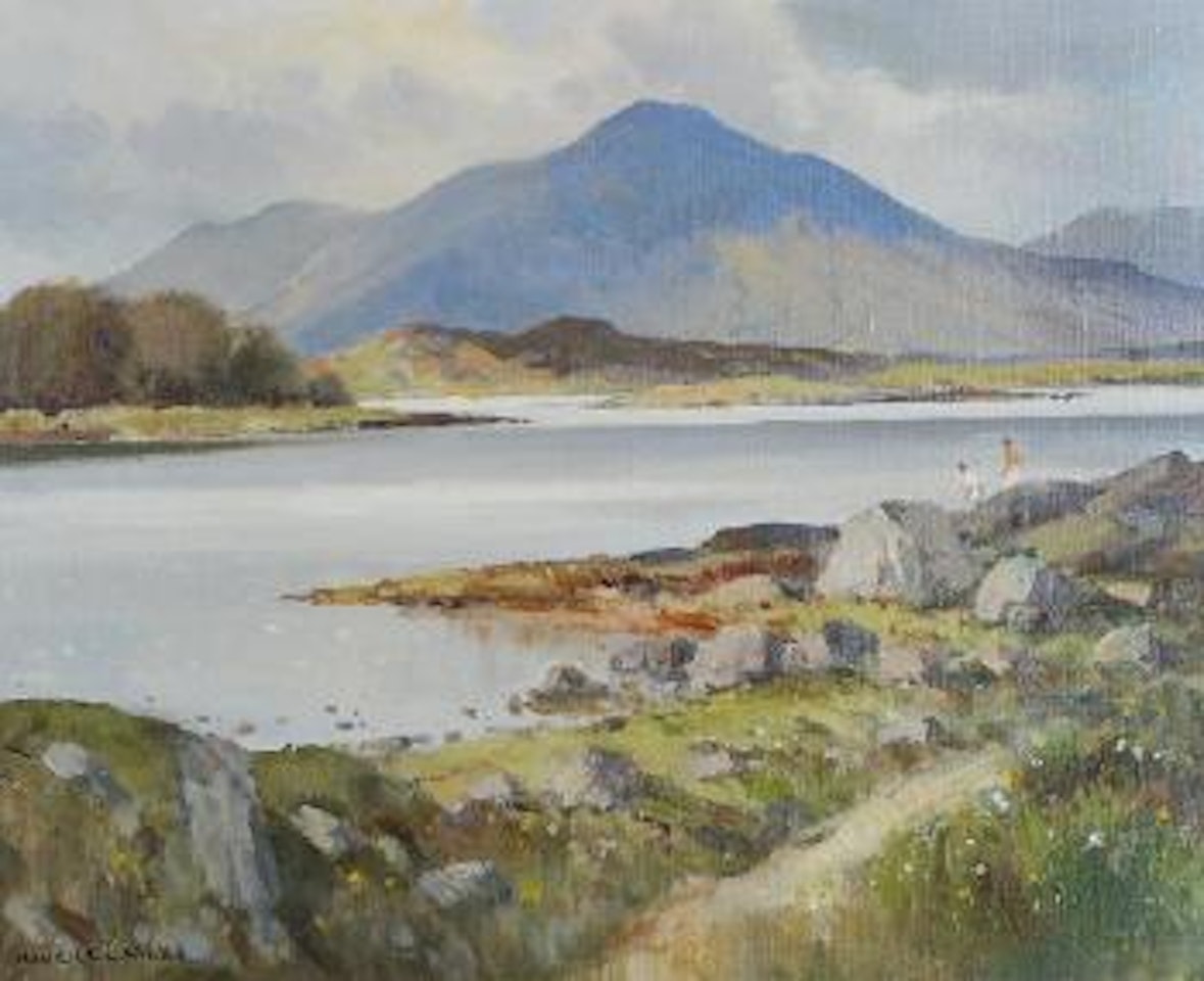 On Ballynakill Bay, near Letterfrack, Connemara by Maurice Canning Wilks