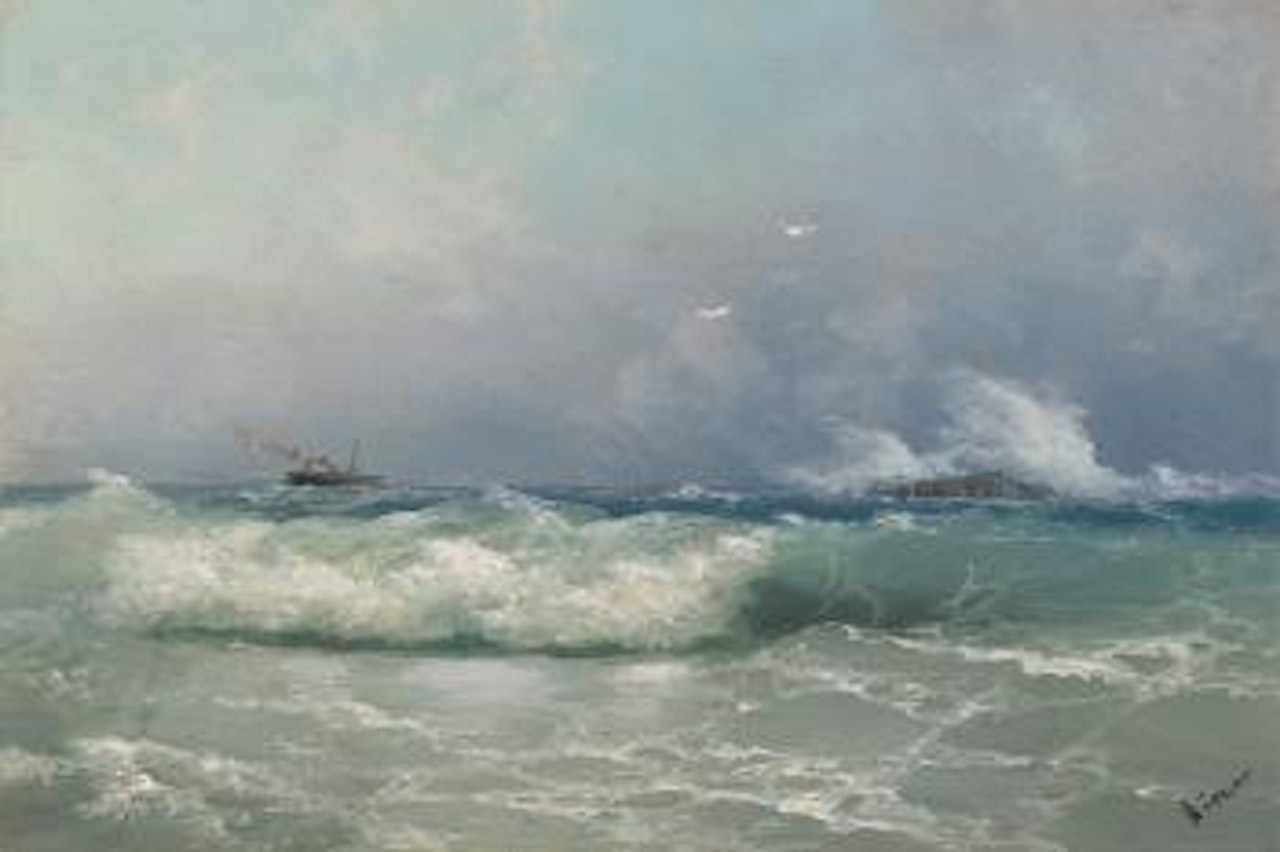 Biarritz by Ivan Konstantinovich Aivazovsky