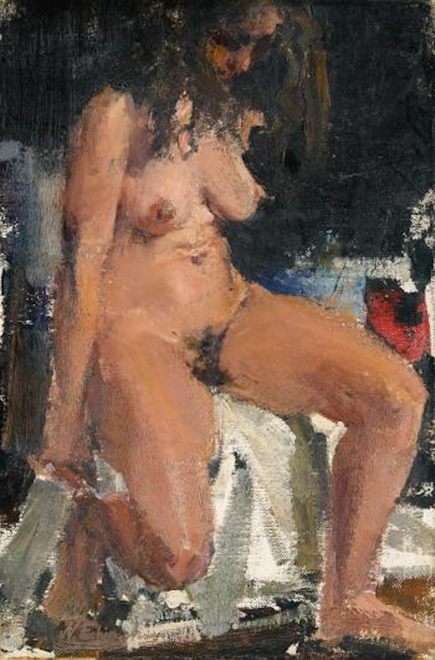 Seated Nude by Nicolai Fechin