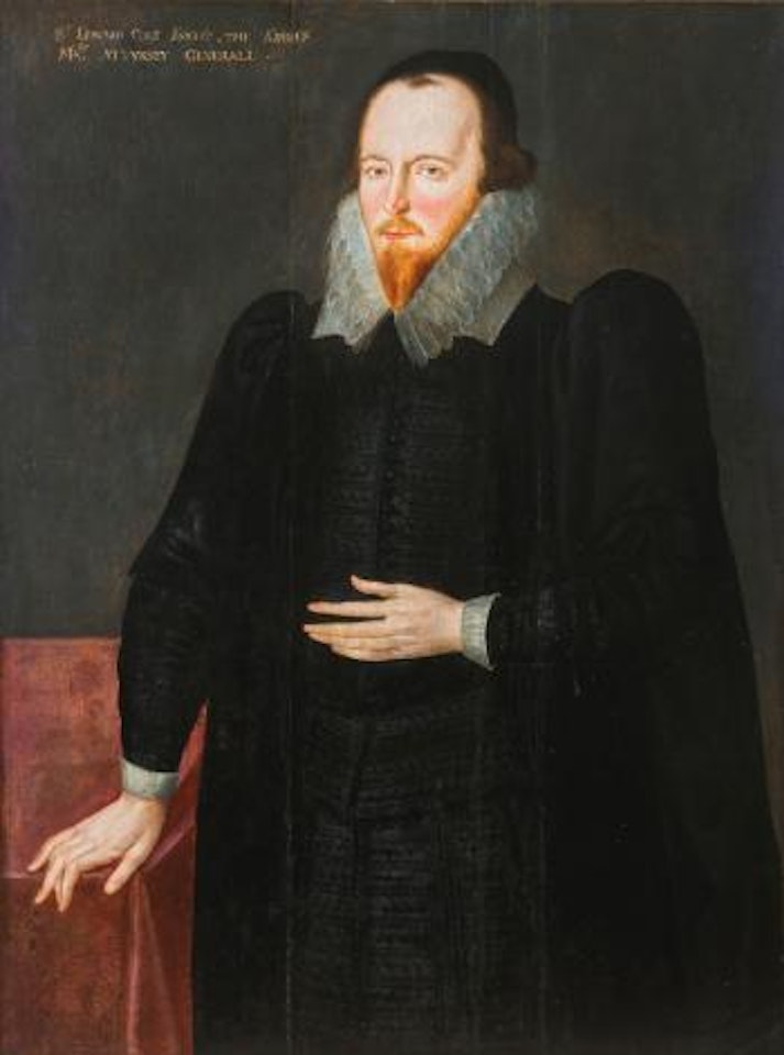 Portrait of Edward Coke (1552 - 1634), Standing Three-quarter Length, Wearing Black With A White Ruff by English School
