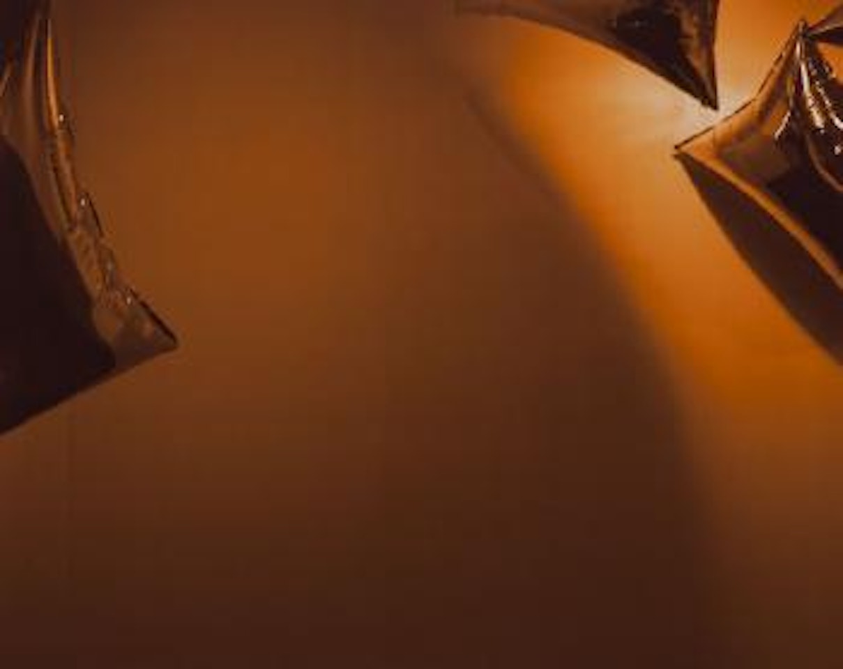 Something about time and space but I'm not sure what it is (more) orange pekoo by Louise Lawler