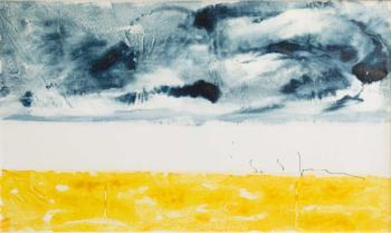 Paesaggio anemico by Mario Schifano