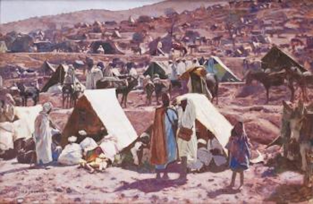 Marché dans le sud marocain by Jacques Majorelle