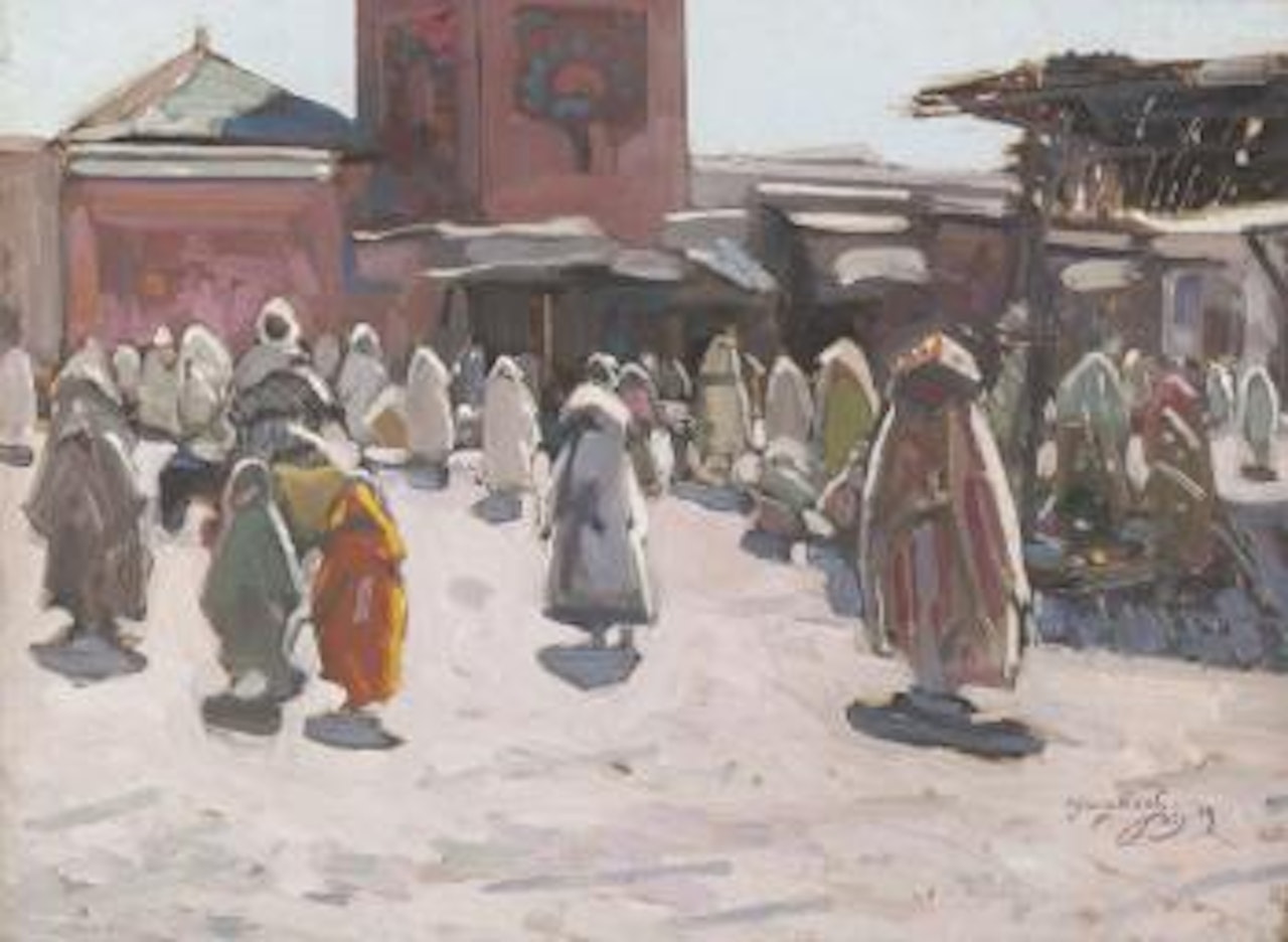 Place à Marrakech by Jacques Majorelle