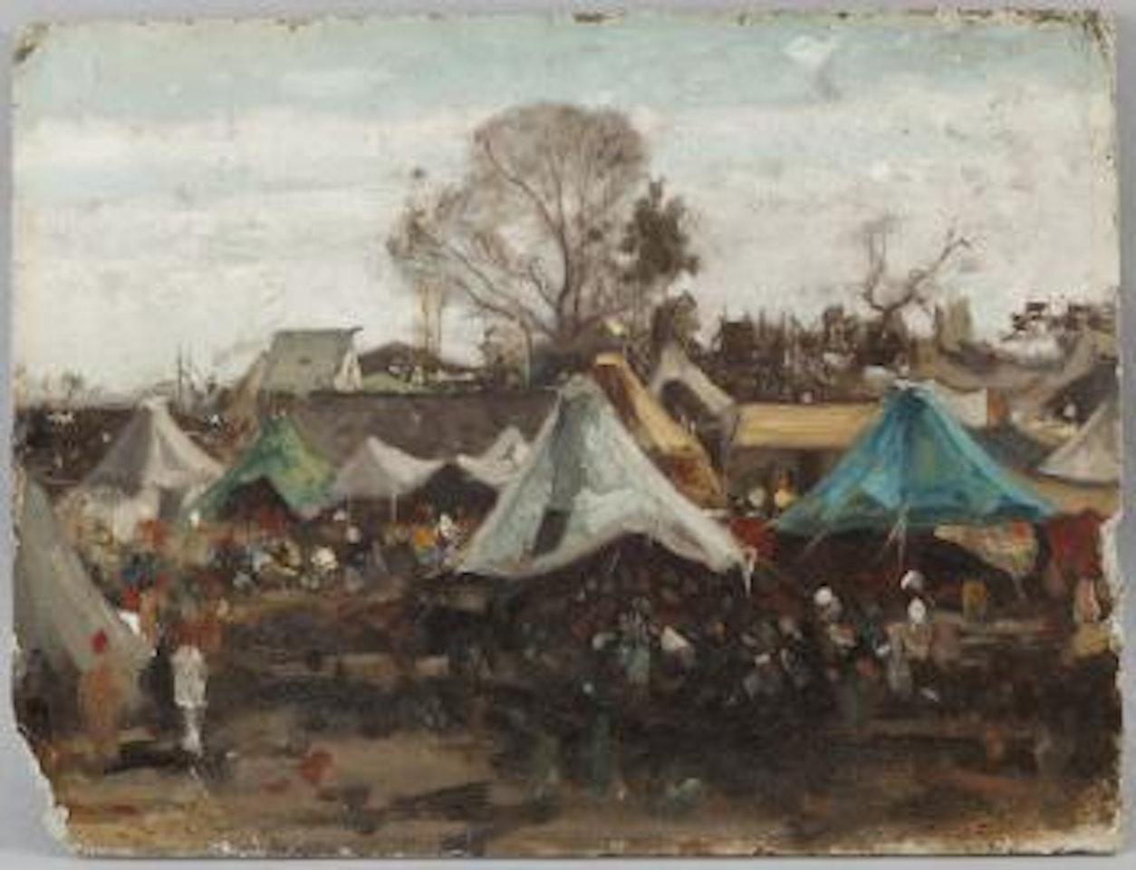 Fête de Pâques Arménienne, Constantinople by Germain-Fabius Brest
