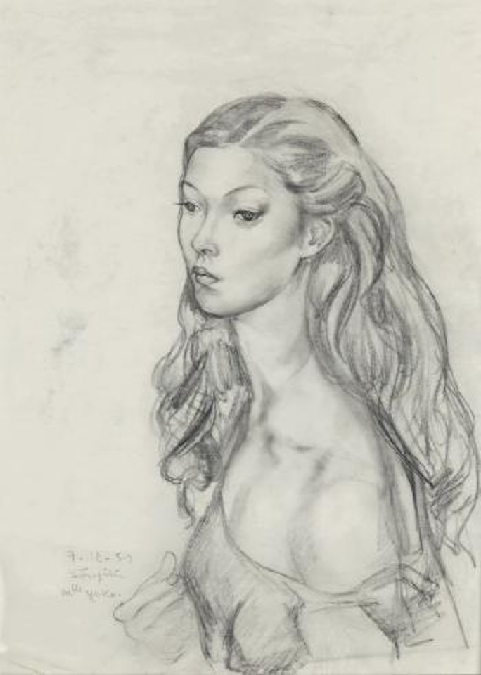 Mademoiselle Yoko by Leonard Tsuguharu Foujita