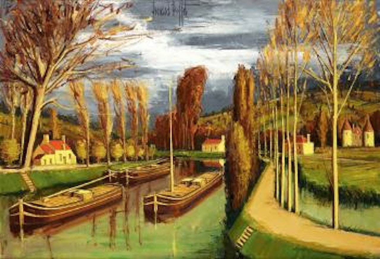 Environs de Montereau, la Seine by Bernard Buffet