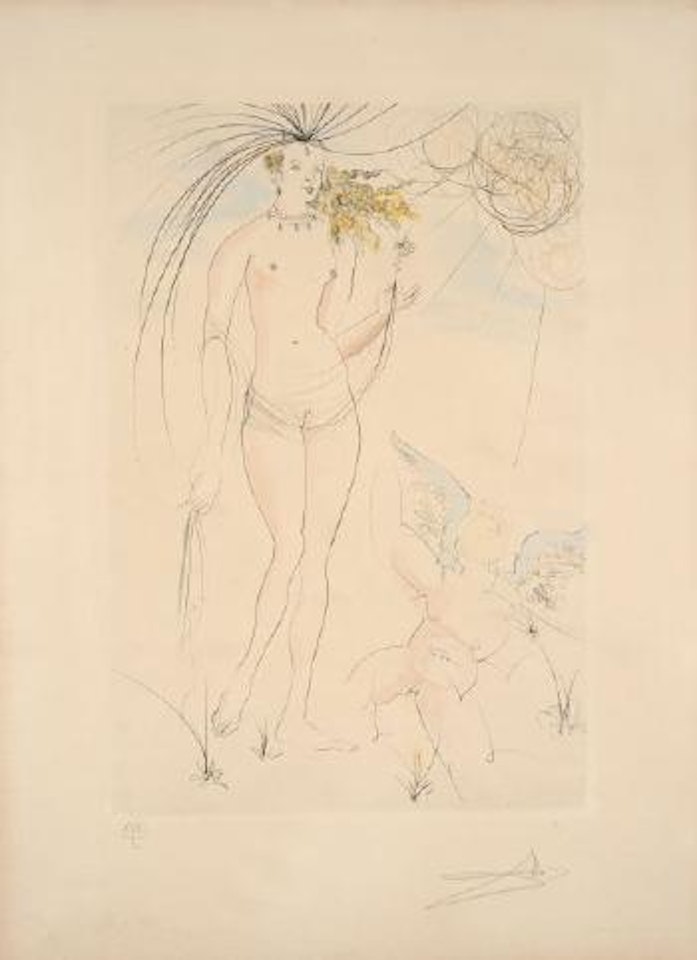 Vénus et l'Amour by Salvador Dali