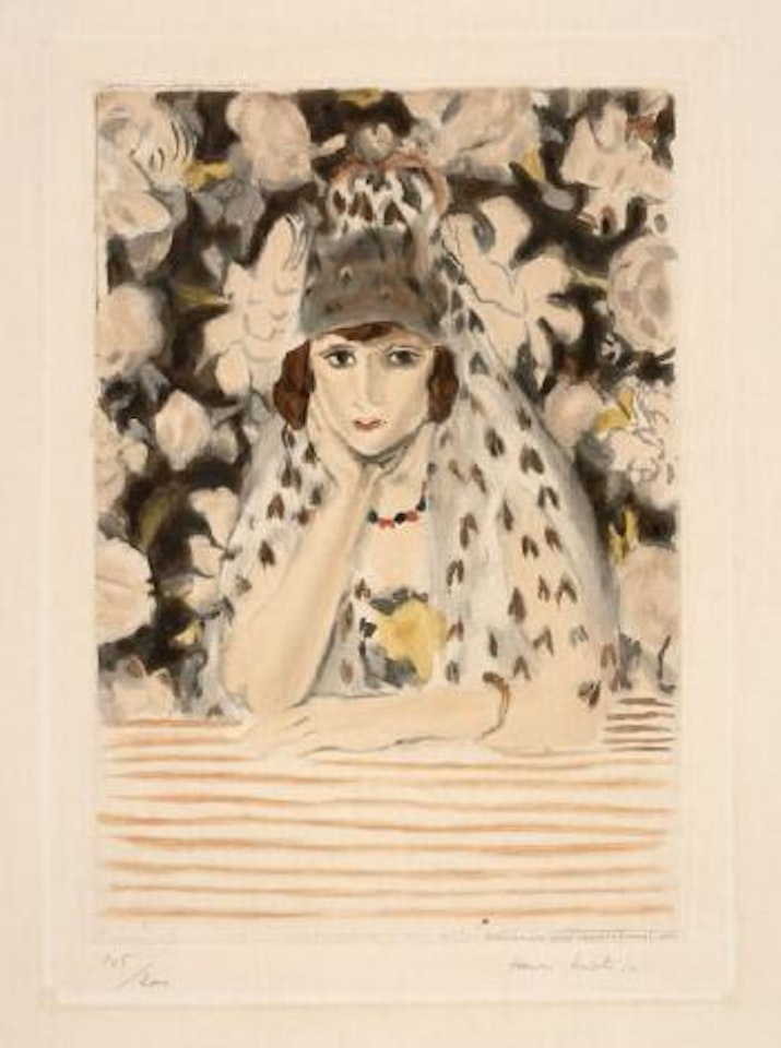 Espagnole à la mantille by Henri Matisse