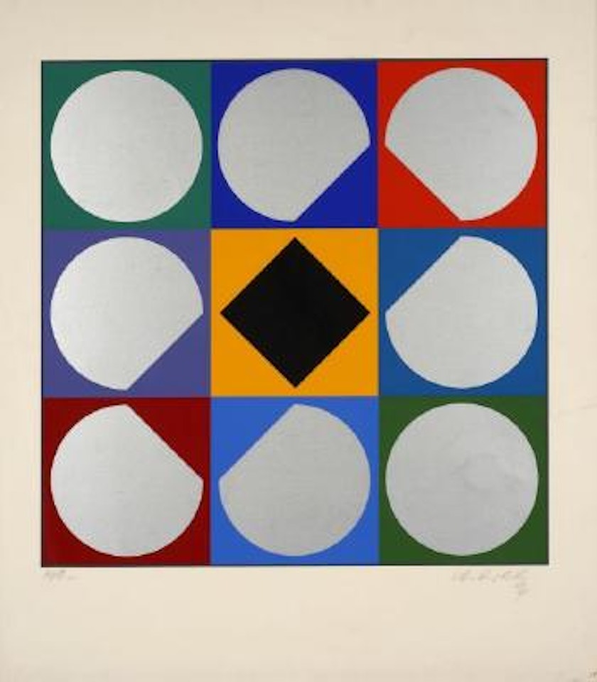 Cercles et carrés by Victor Vasarely