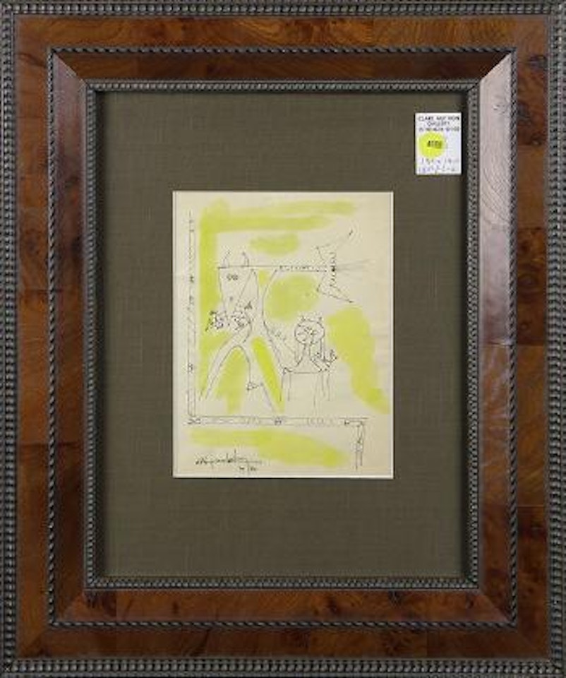 Untitled (Abstract Creatures) by Wifredo Lam