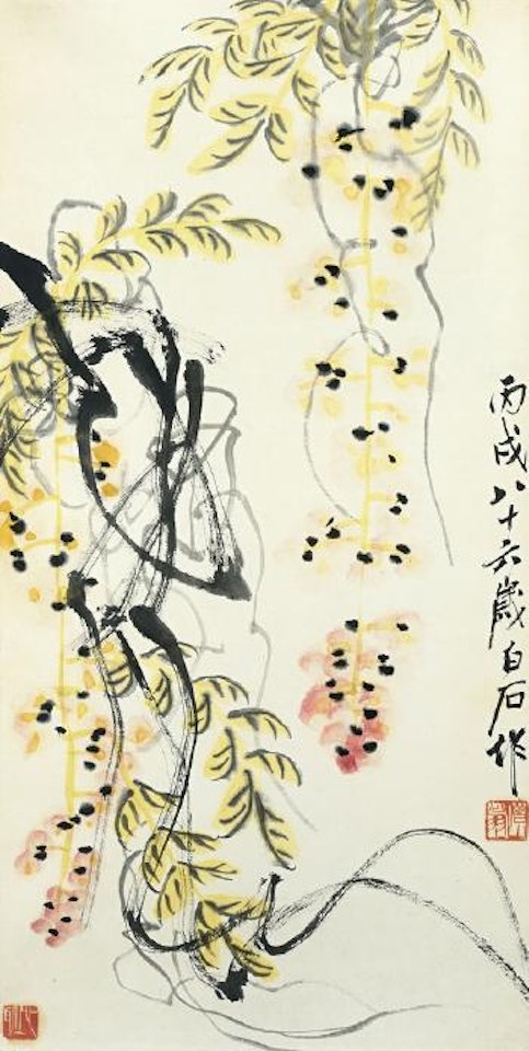 Wisteria by Qi Baishi
