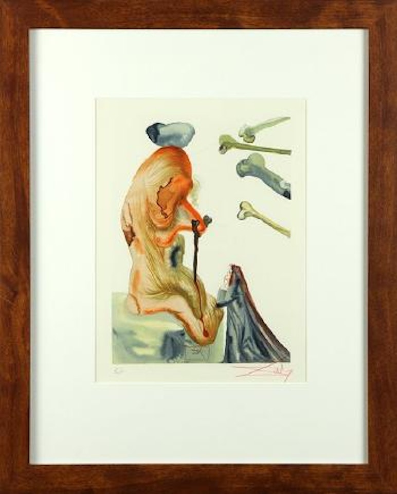 Canto 18: The Fraudulent Ones by Salvador Dali