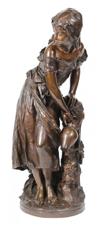 Jeune femme à la cruche by Mathurin Moreau