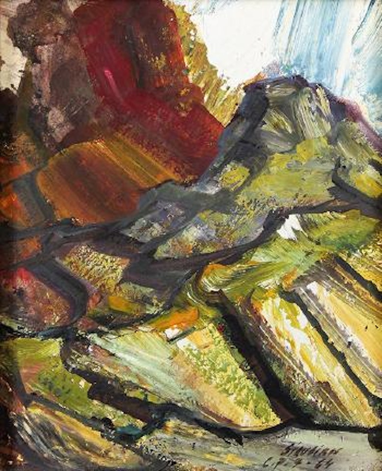 Paisaje Volcanique by David Alfaro Siqueiros