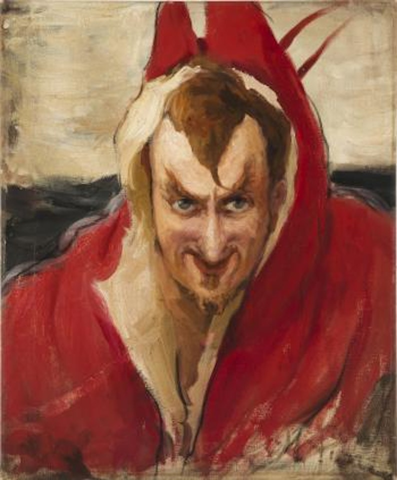 Portrait of G. G. Ge as 'Mephistopheles' by Ilya Yefimovich Repin