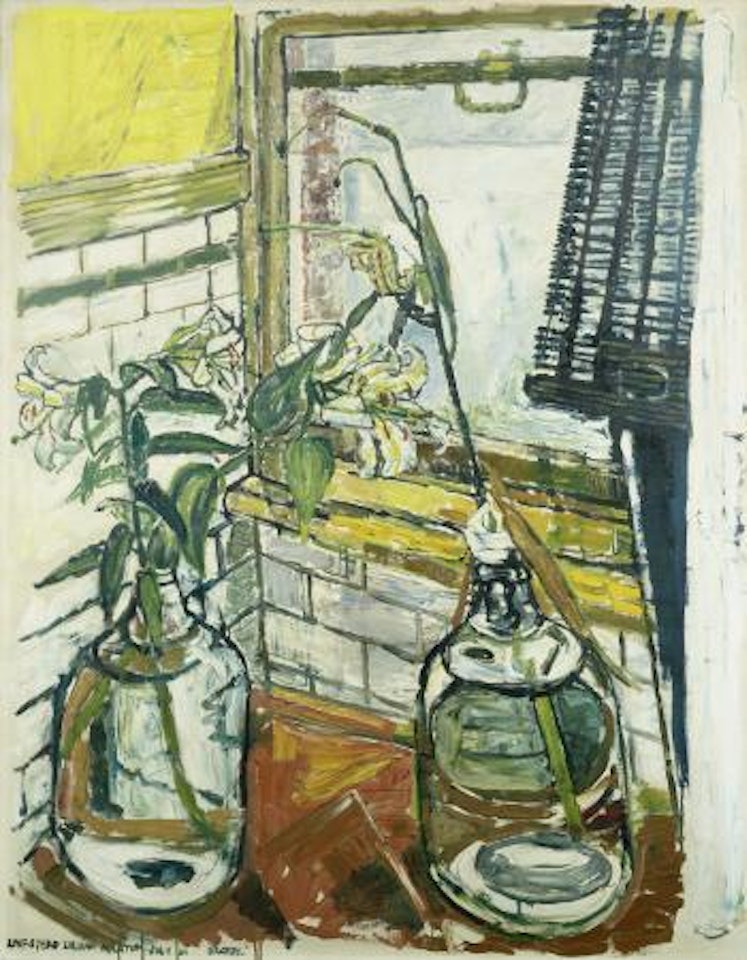 Live and Dead Lilium Aratum by John Bratby