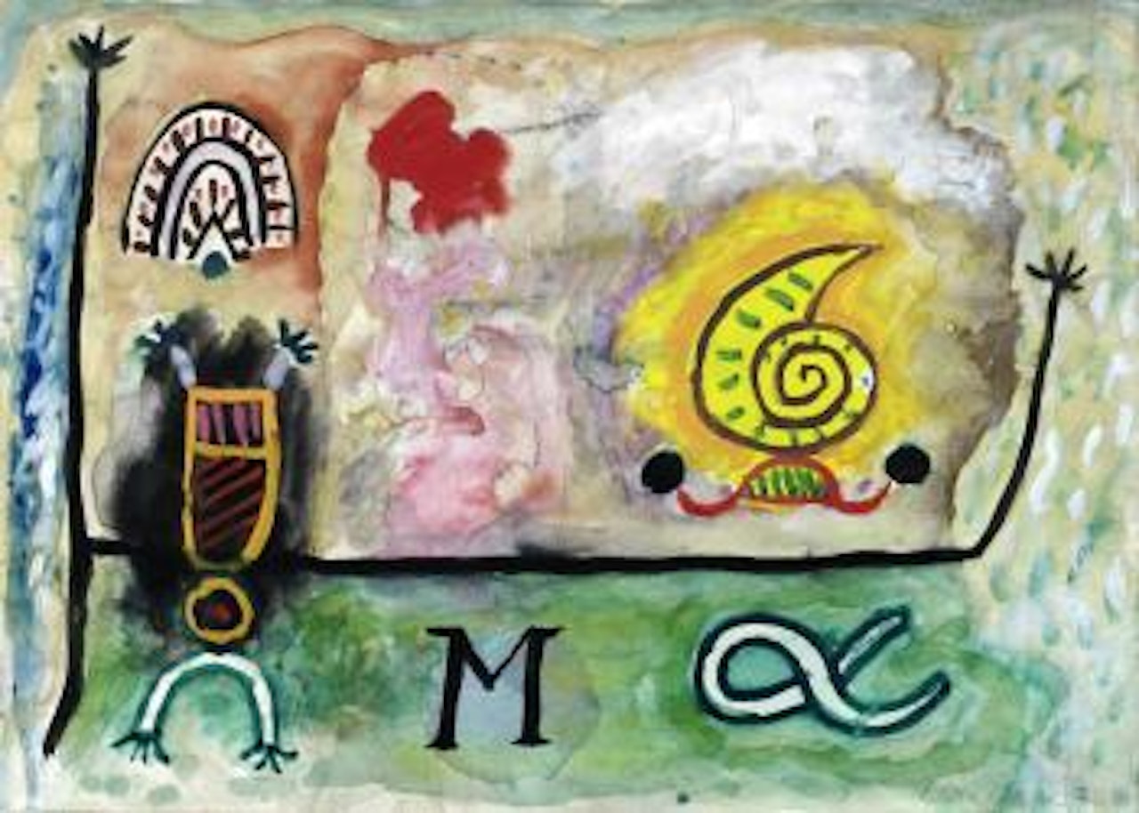 Homage to the Earth Spirits No.21 by Alan Davie