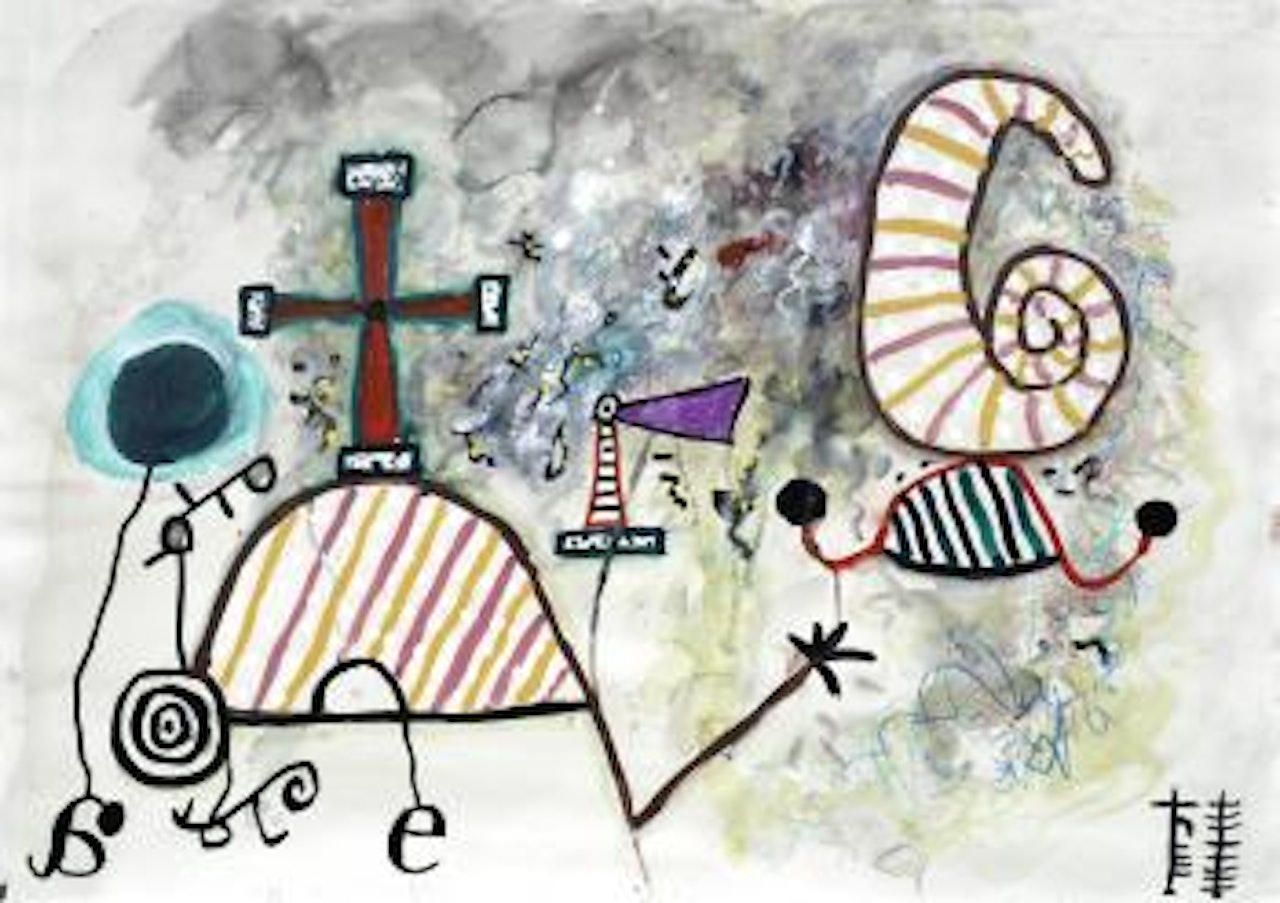 Homage to the Earth Spirits No.19 by Alan Davie