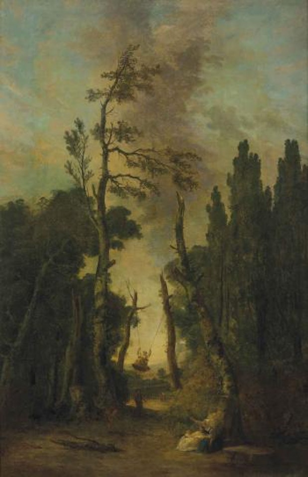 L'Escarpolette by Hubert Robert