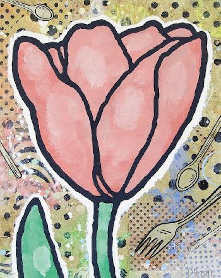 Another tulip by Donald Baechler