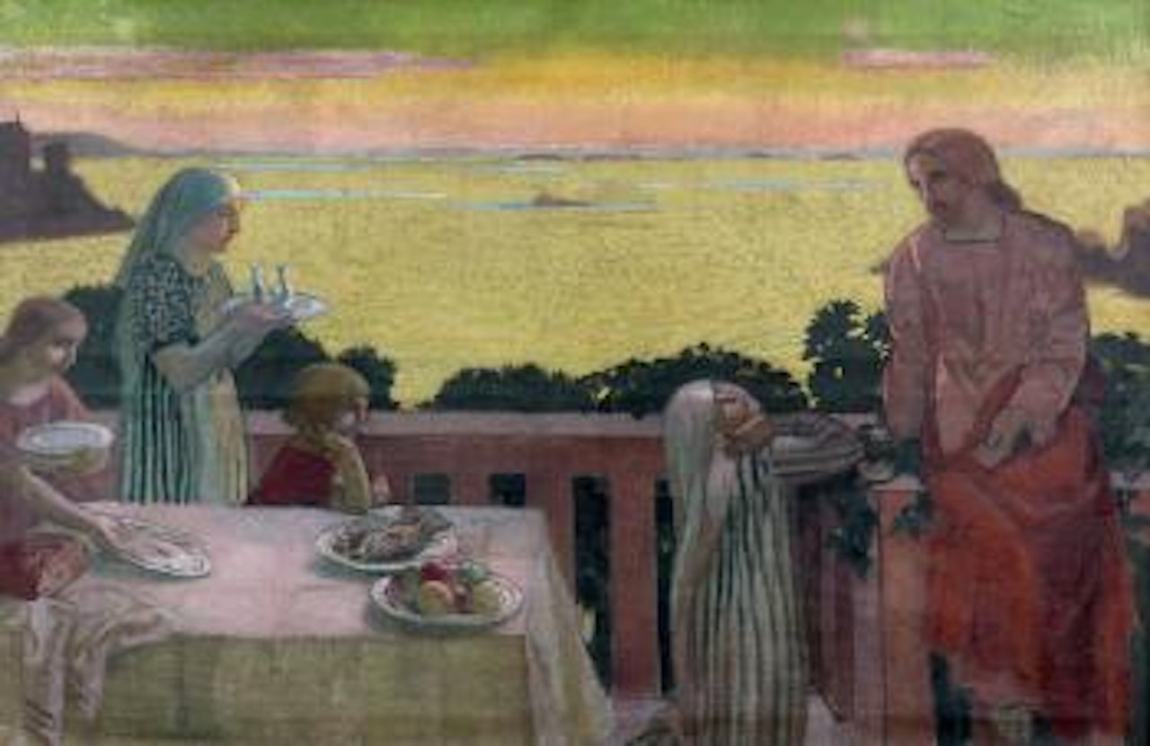 Perros-Guirec, Jésus chez Marthe et Marie by Maurice Denis