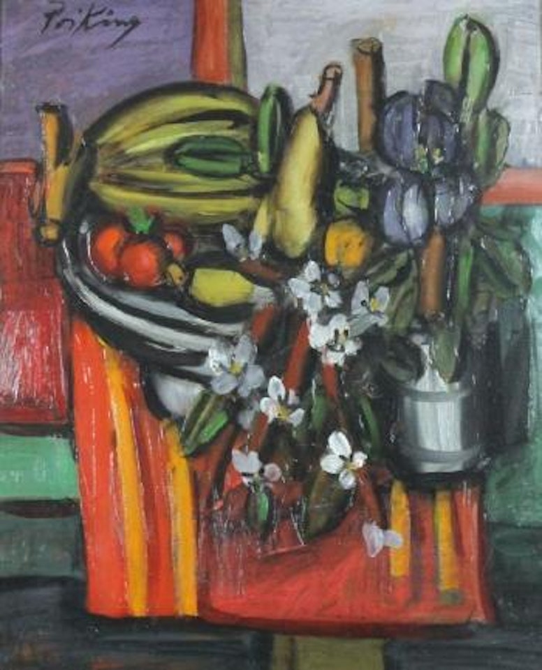 Nature morte aux fruits et aux fleurs by Franz Priking