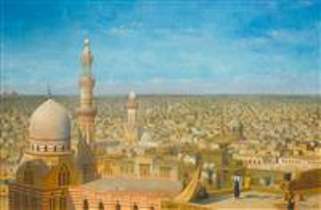Vue du Cairo, la Mosqué Royale by Richard Karlovich Zommer