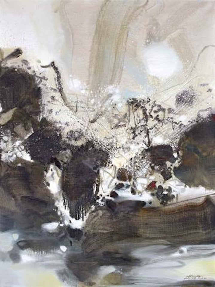 Montée Hivernale (Winter Surge) by Chu Teh-Chun