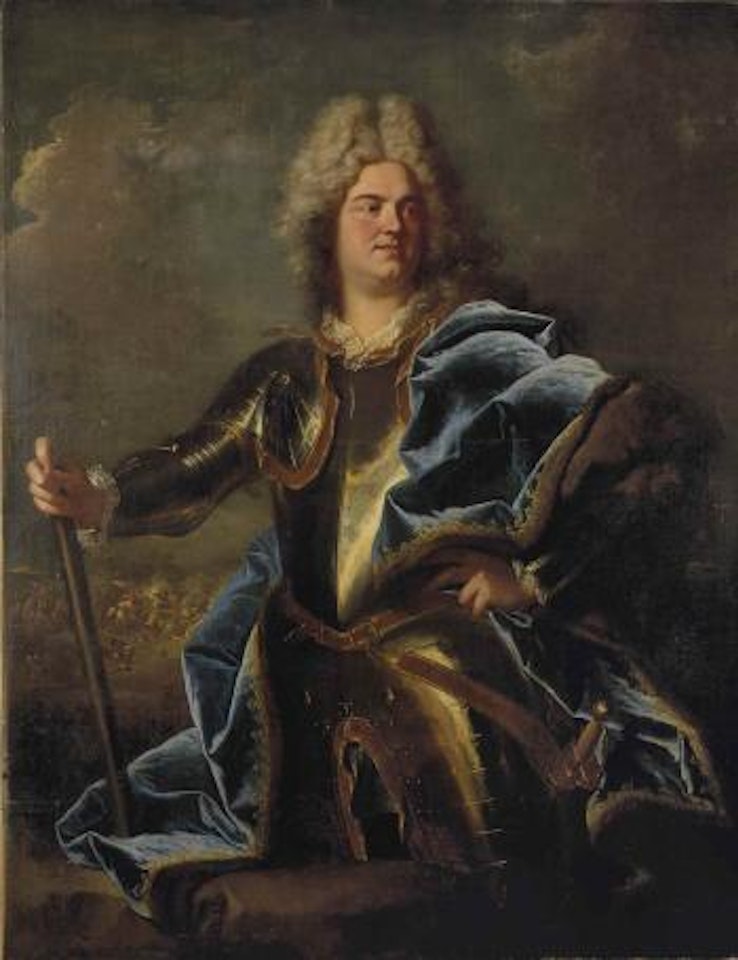 Portrait of a man, traditionally identified as Claude Louis Hector, duc de Villars (1653-1734) by Hyacinthe Rigaud