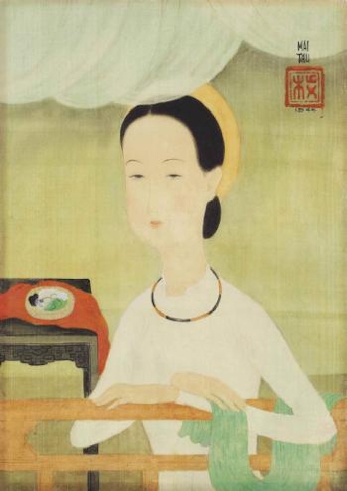 Lady at the Table by Mai Trung Thu